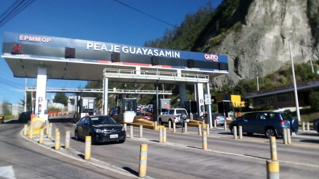 El peaje Guayasamín tendrá dos largos cierres entre domingo y martes
