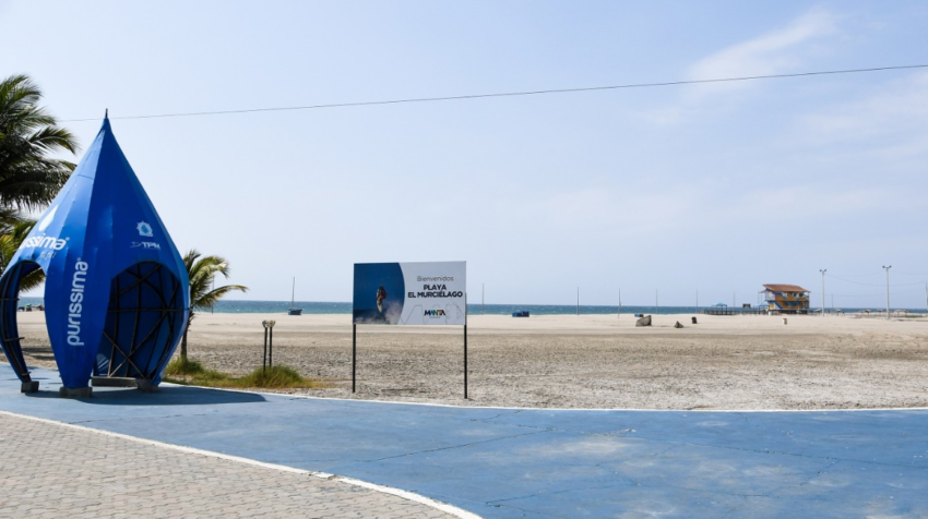 Las playas de Manta permanecieron cerradas este 5 de agosto de 2020 por disposición del COE cantonal.