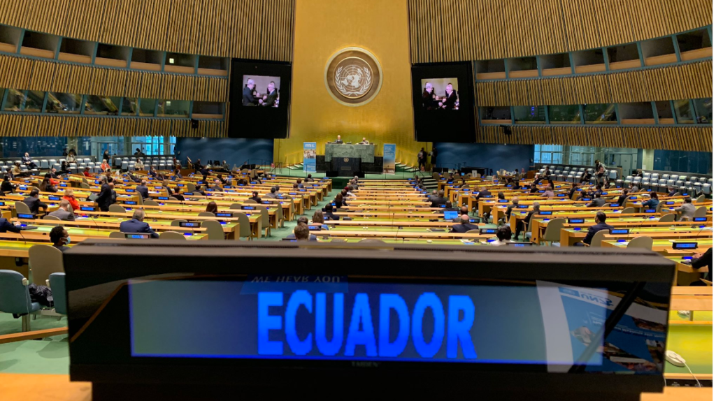 Moreno expresa en la ONU su preocupación por flota pesquera extranjera