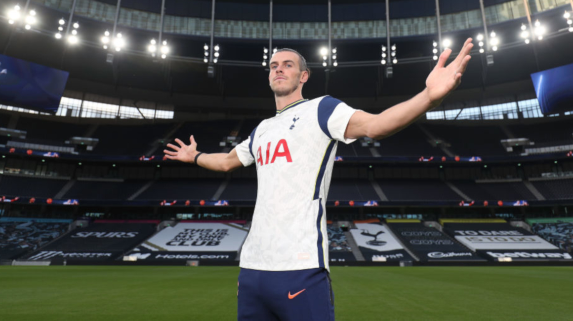 Gareth Bale es presentado como nuevo jugador del Tottenham Hotspur, el 19 de septiembre de 2020.