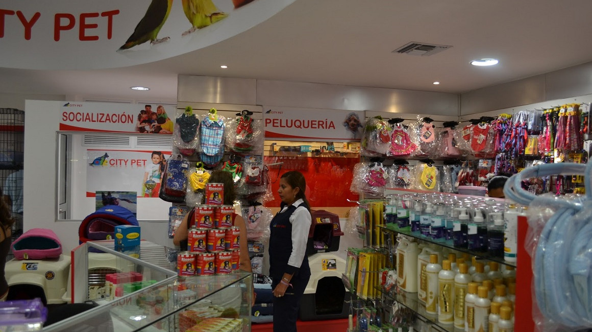 Imagen de una tienda de mascotas en un centro comercial de Guayaquil, el 7 de julio de 2019.