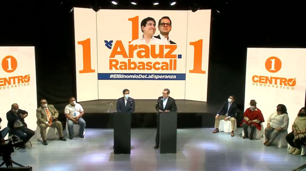Carlos Rabascall acompañará a Andrés Arauz en el binomio correísta