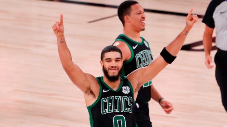 El alero de los Boston Celtics Jayson Tatum NBA