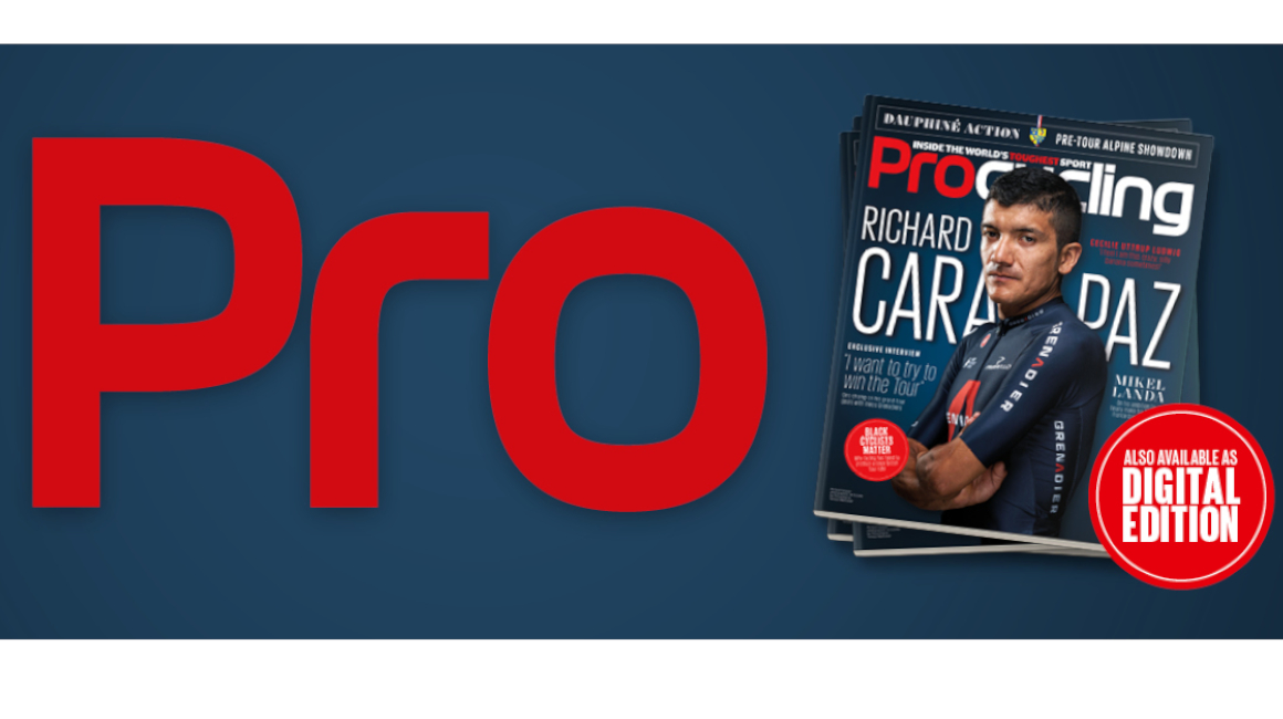 Richard Carapaz es el protagonista de la portada de la revista Procycling, en la edición de octubre.