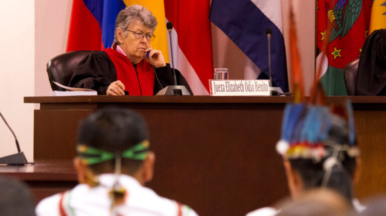 Audiencia de Supervisión de Cumplimiento de Sentencia Caso Pueblo Indígena Kichwa de Sarayaku Vs. Ecuador, el 2 de diciembre de 2016.