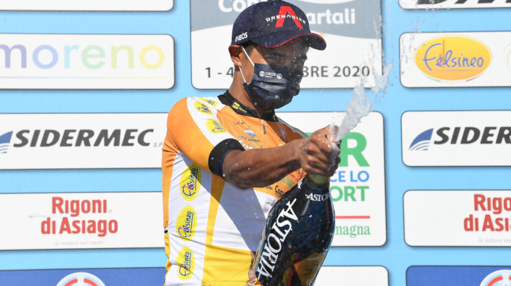 El ecuatoriano Jhonatan Narváez es campeón de la Coppi e Bartali