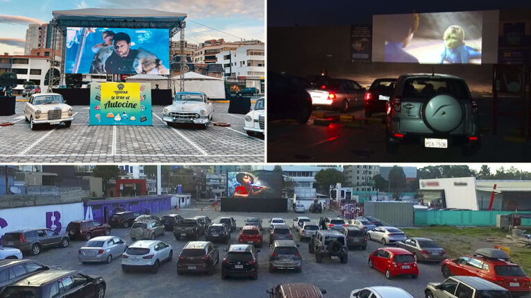 Tres autocines plantean opciones de ocio seguro en Quito