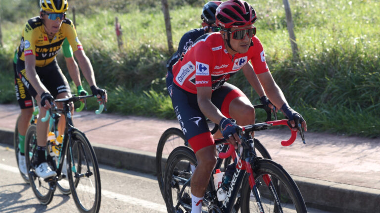 Richard Carapaz durante la etapa 10 de la Vuelta a España, el viernes 30 de octubre de 2020.