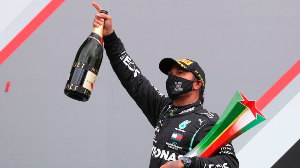 Hamilton gana en Portugal y supera el récord de victorias de Schumacher
