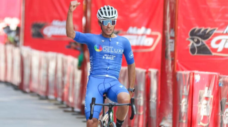 Julio Padilla, del equipo Óptimas Deluxe, se llevó la Etapa 1 de la Vuelta a Guatemala, el viernes 23 de octubre de 2020.