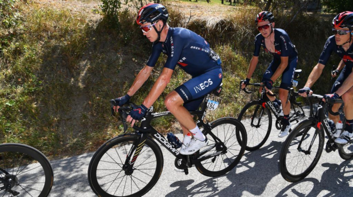 Chris Froome sufrió mucho más de lo esperado en la Etapa 1 de la Vuelta a España, el martes 20 de octubre de 2020.