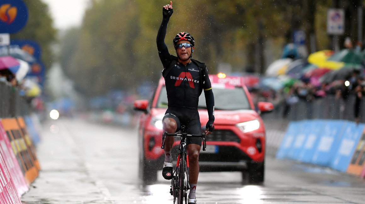 Jhonatan Narváez ganó en solitario la Etapa 12 del Giro de Italia