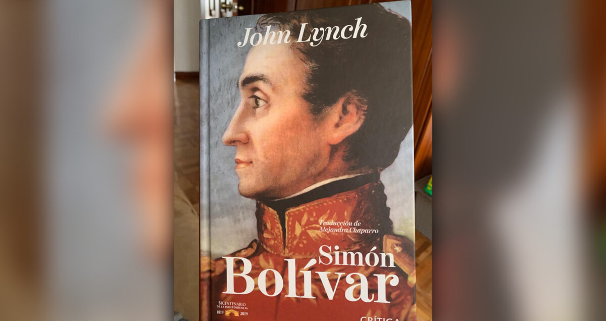 Portada de la biografía de John Lynch sobre Simón Bolívar.