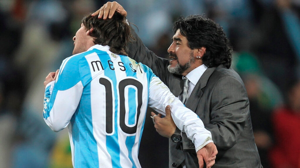 Messi: “Nos deja pero no se va, porque el Diego es eterno”