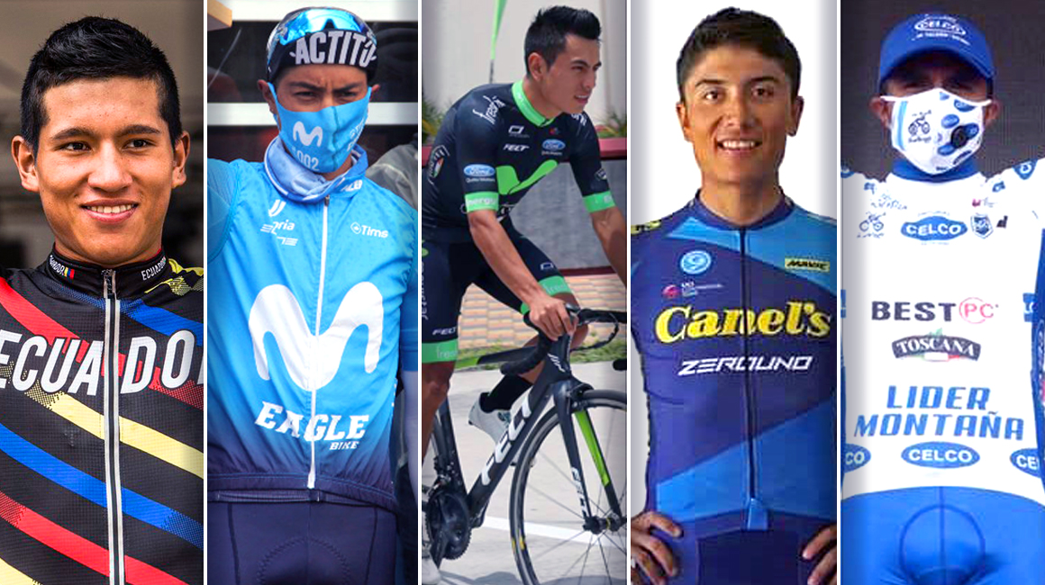 Cinco de los favoritos para llevarse el título de la Vuelta al Ecuador 2020.