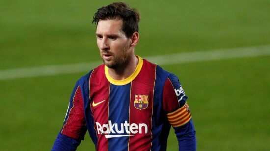 Lionel Messi, en un partido con el FC Barcelona.