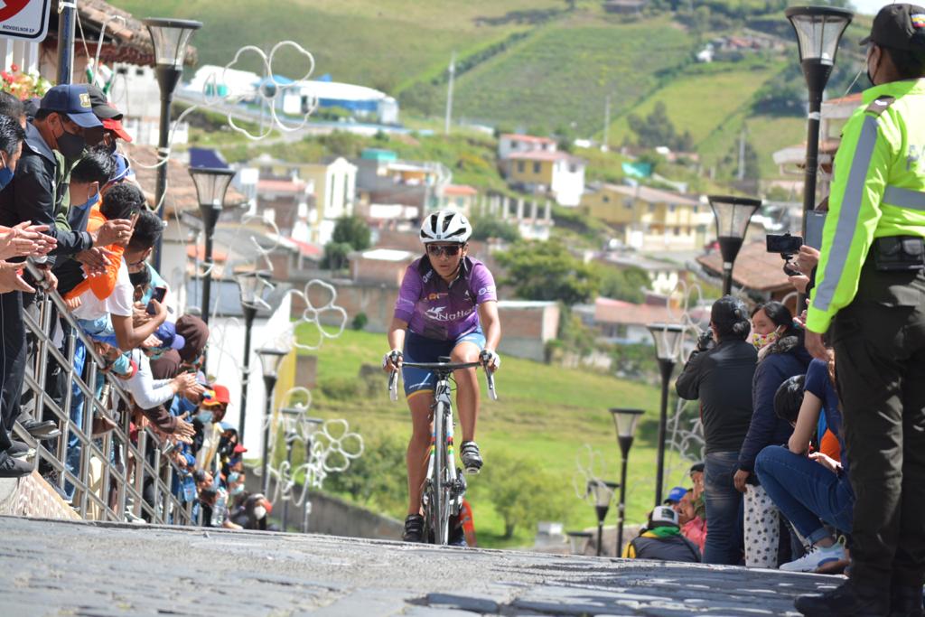 Marcela Peñafiel, ganadora del Tour de la Juventud en la categoría damas. 