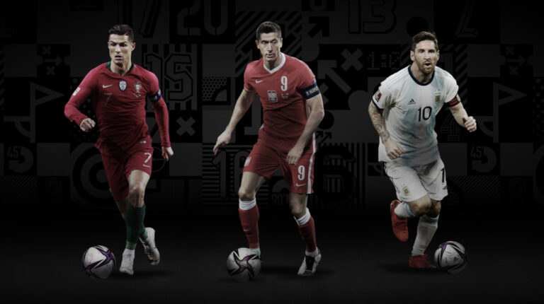 El portugués Cristiano Ronaldo (Juventus), el argentino Lionel Messi (Barcelona) y el polaco Robert Lewandowski (Bayern Múnich) son los tres finalistas al premio The Best de la FIFA 2020.