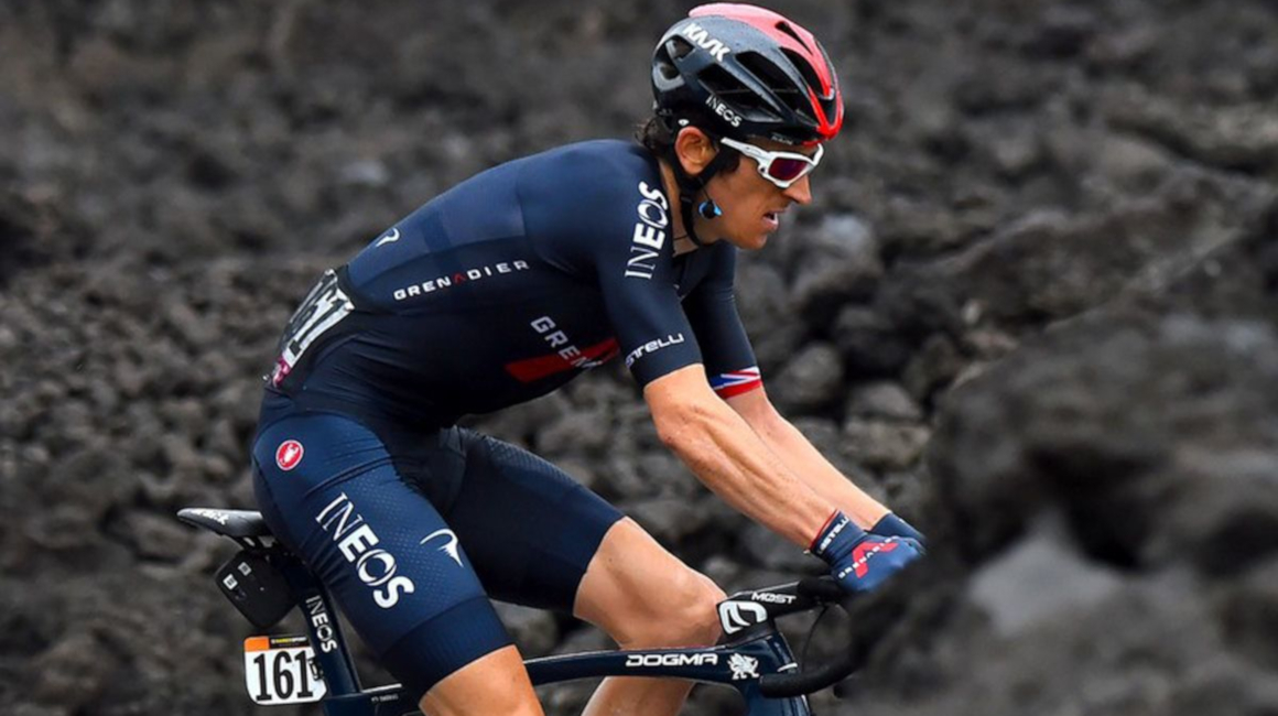 Geraint Thomas se retiró del Giro de Italia 2020, debido a una caída.