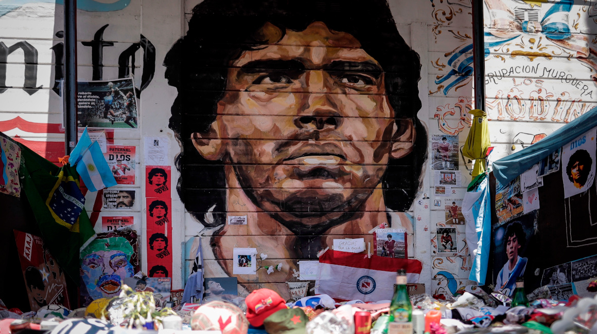 Maradona Argentina mural