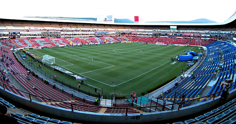 Vista panorámica del estadio la Corregidora, en Querétaro, México.