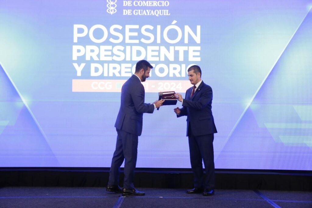 Cámara de Comercio de Guayaquil posesionó a su nuevo presidente