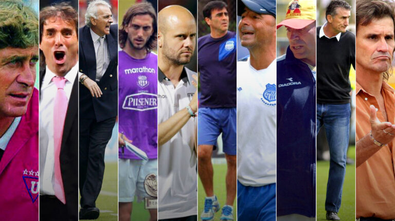 10 entrenadores que han pasado por el fútbol ecuatoriano y que han dado el salto a otros equipos importantes en distintos lugares del mundo.