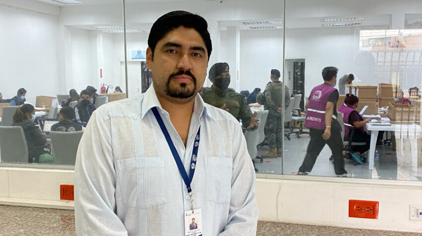 Julio Candell, presidente de la Junta Provincial Electoral del Guayas.