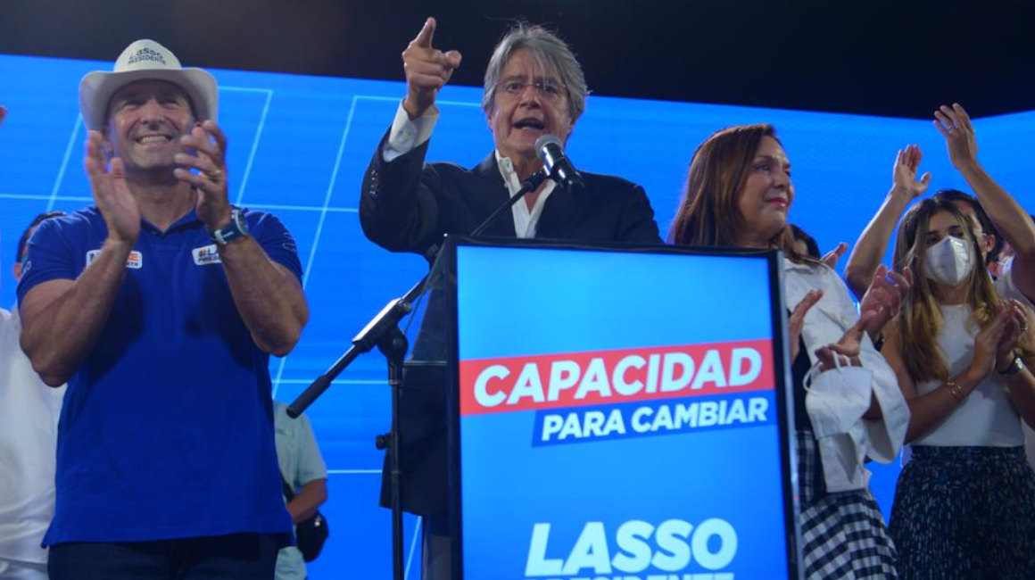 Guillermo Lasso se pronunció sobre la elección presidencial del 7 de febrero de 2021.