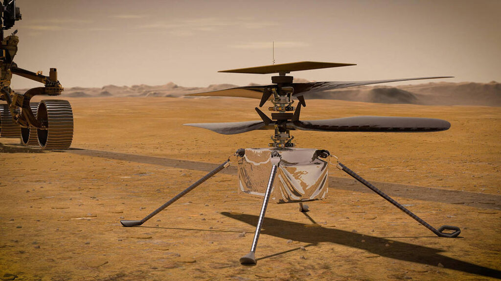El helicóptero Ingenuity, de la NASA, hace historia al volar en Marte