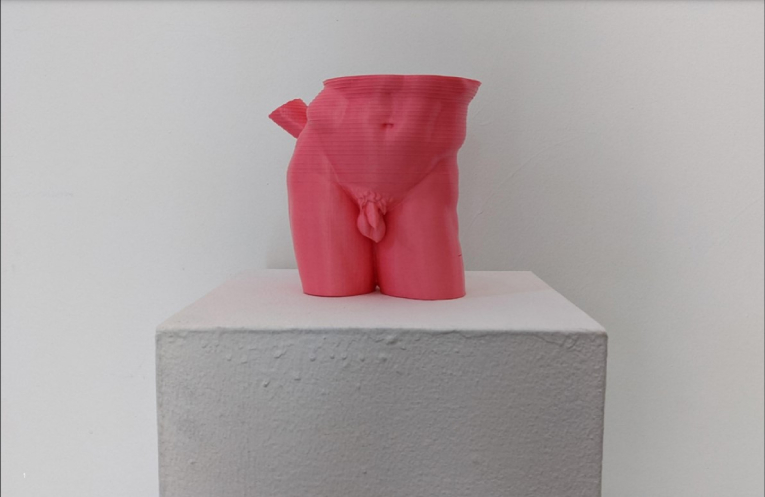 'ST', una de las piezas que forman parte de 'Send Nudes', de David Jarrín.