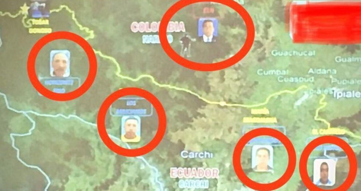 Cuatro integrantes del ELN lideran acciones en distintos sectores de Carchi, según informes de Inteligencia. Son parte del Frente Comuneros del Sur.