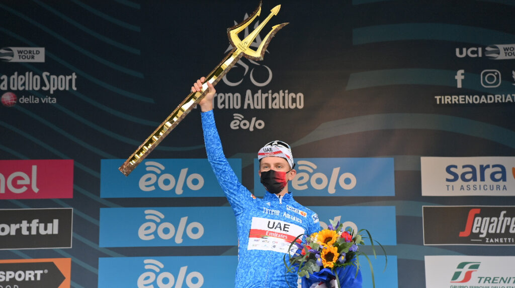 Tadej Pogacar es el campeón de la Tirreno Adriático