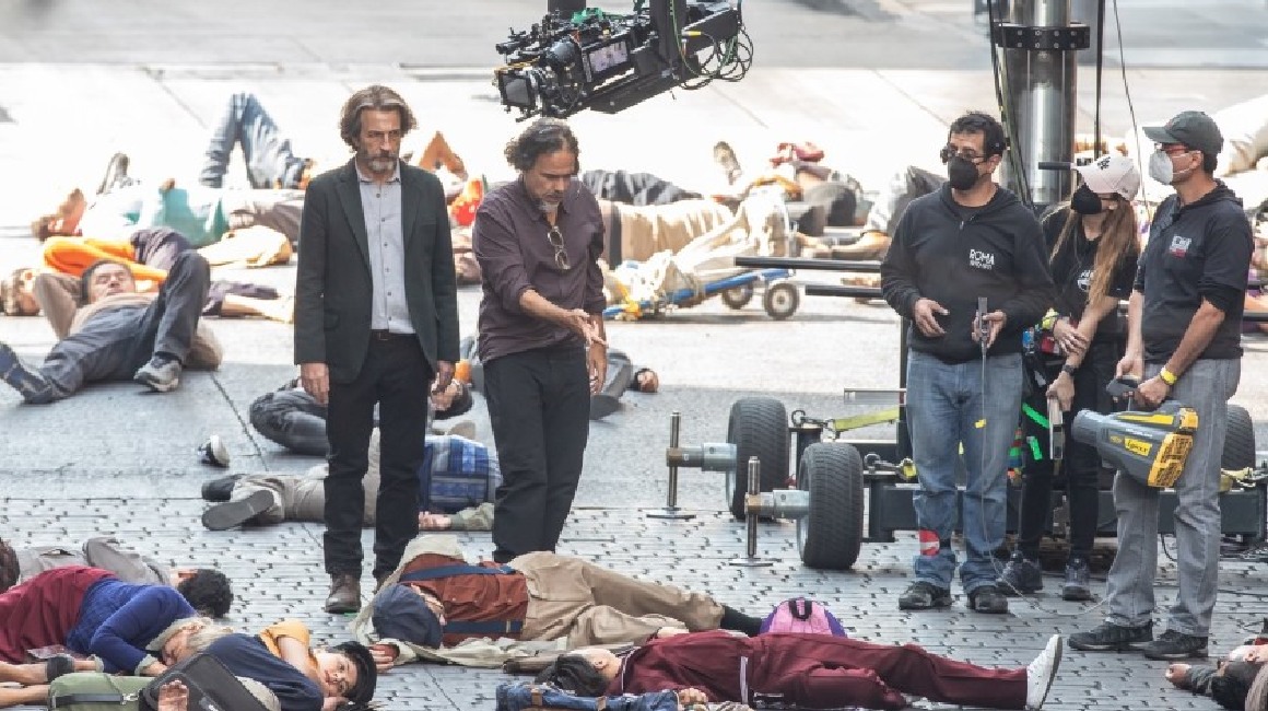Escena de inicio de rodaje de nueva película de Alejandro González Iñárritu.