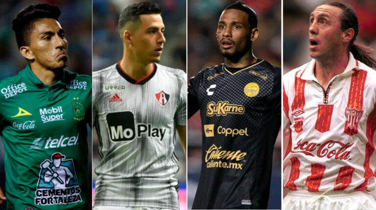 Ángel Mena, Manuel Balda, Vinicio Angulo y Álex Aguinaga, algunos de los jugadores ecuatorianos que han pasado por el fútbol mexicano.