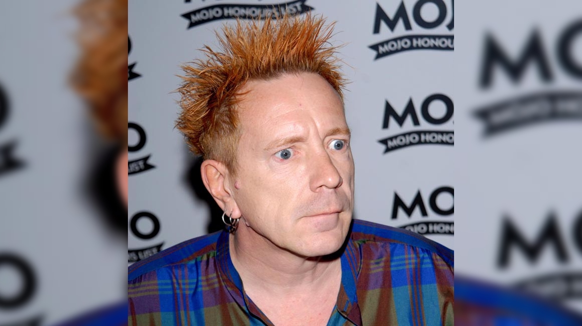John Lydon, el reconocido y siempre conflictivo líder de las bandas The Sex Pistols y Public Image Limited.