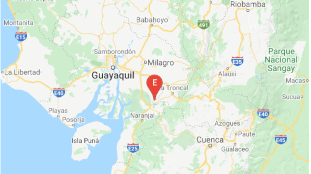 Temblor de magnitud 4,07 con epicentro en La Troncal sacude a  Guayaquil
