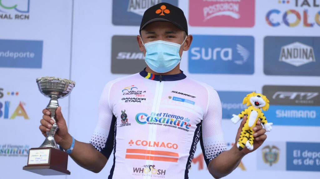 Luis Carlos Chía se adjudica la Etapa 2 de la Vuelta a Colombia