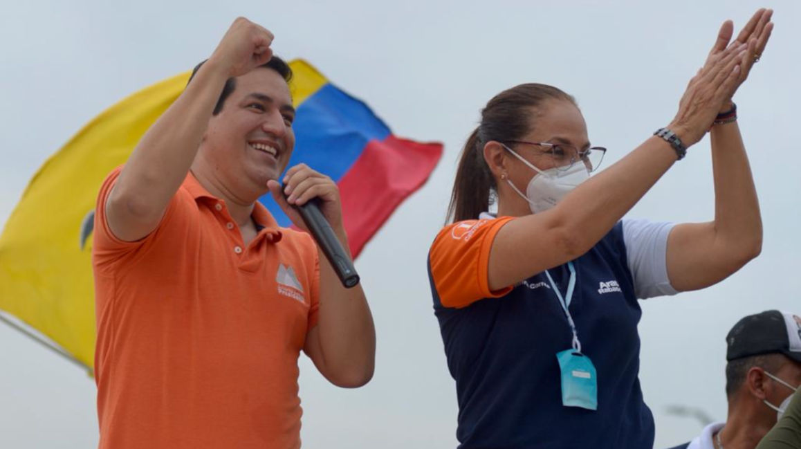 candidato Andrés Arauz cierre campaña Guayaquil