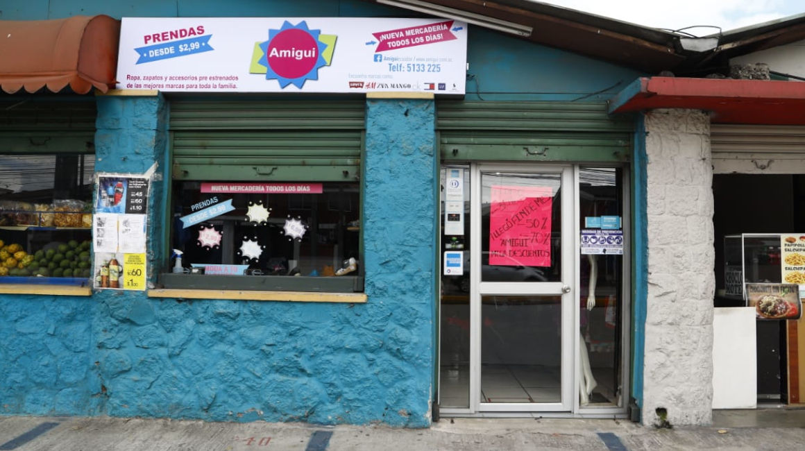 Una de las nueve tiendas de Amigui, en el sector del Inca, en Quito, el 1 de abril de 2021. 