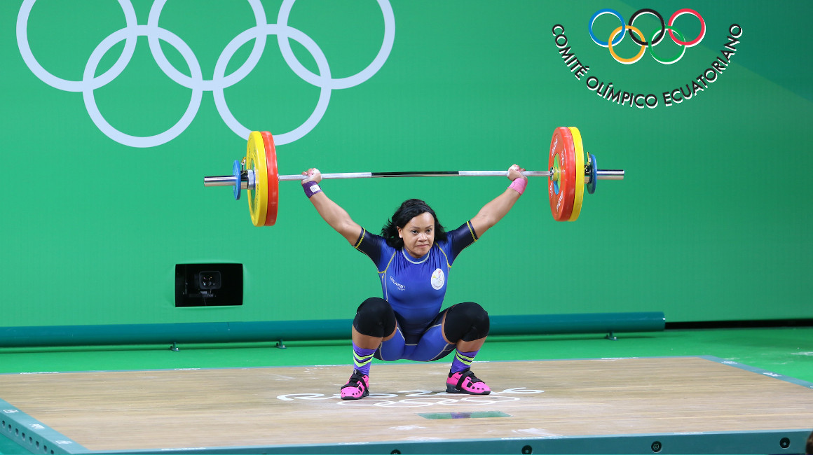 Neisi Dajomes, durante los Juegos Olímpicos de Río 2016.