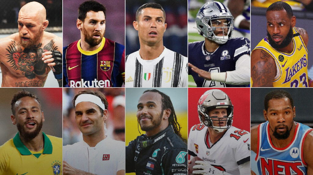 McGregor, Messi y Ronaldo, los deportistas mejor pagados del mundo