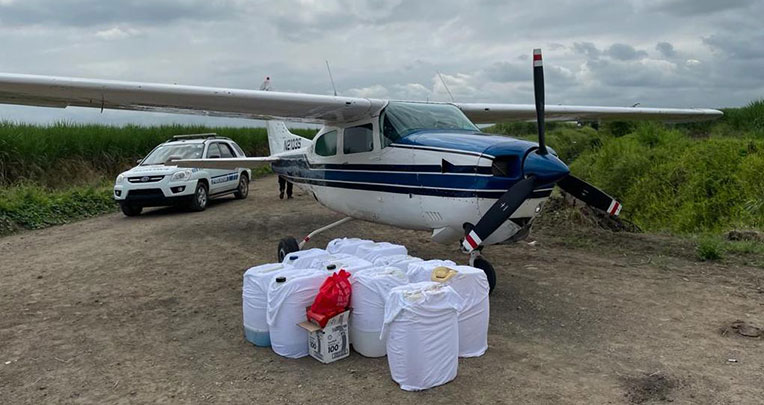 El tráfico de cocaína en avionetas  creció en 600% en Ecuador