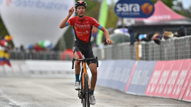 El suizo Gino Mader se lleva la Etapa 6 del Giro de Italia, el jueves 13 de mayo de 2021.