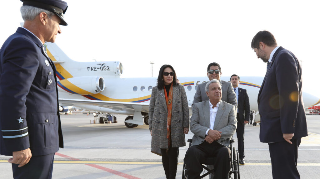 En cuatro años el presidente Moreno hizo 33 viajes al exterior