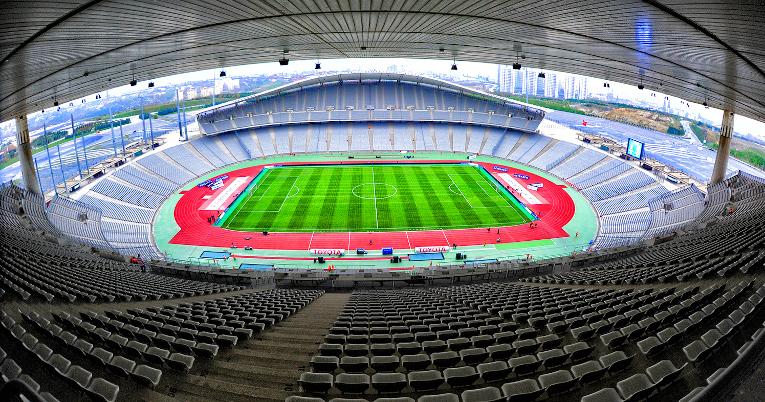 Vista panorámica del estadio Olímpico Atatürk, sede de la final de la Champions League en 2023.