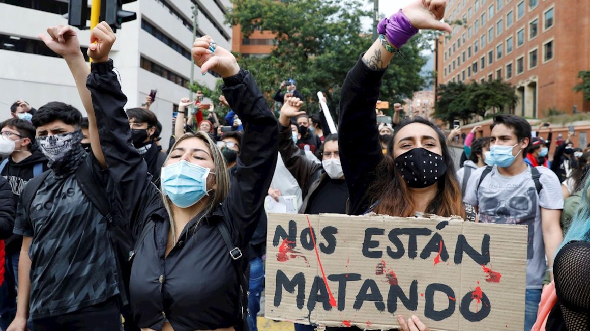 estudiantes protestas contra Gobierno Iván Duque. Bogotá