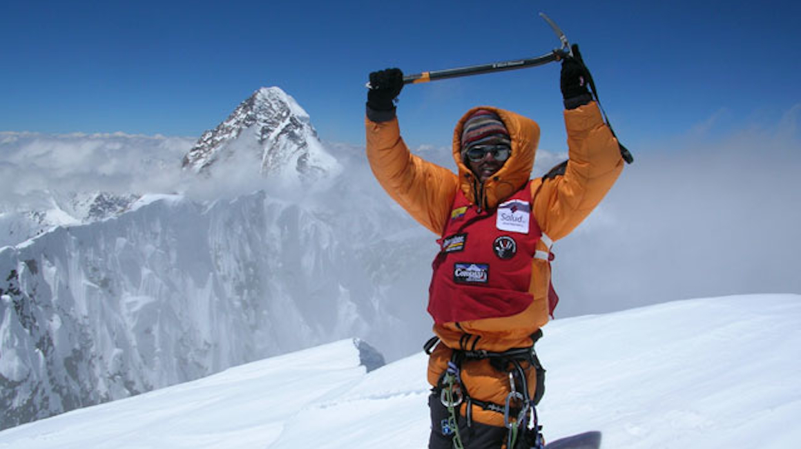 El montañista Santiago Quintero ha escalado ocho de las 14 montañas más altas del mundo.