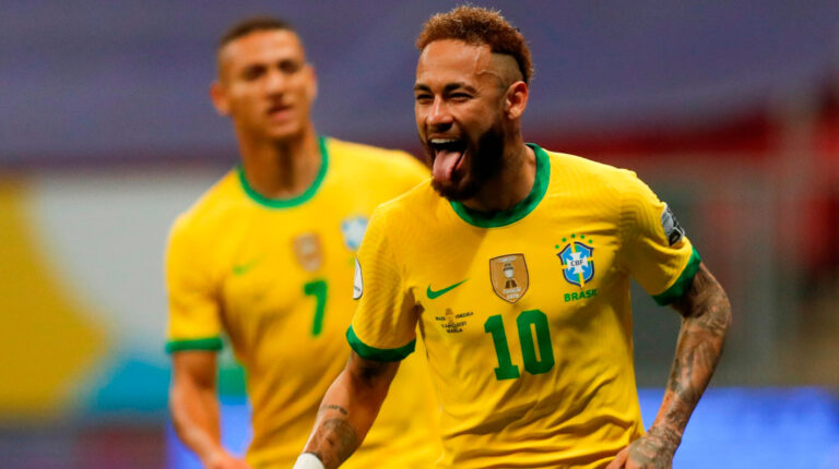 Neymar gol Copa América Brasil