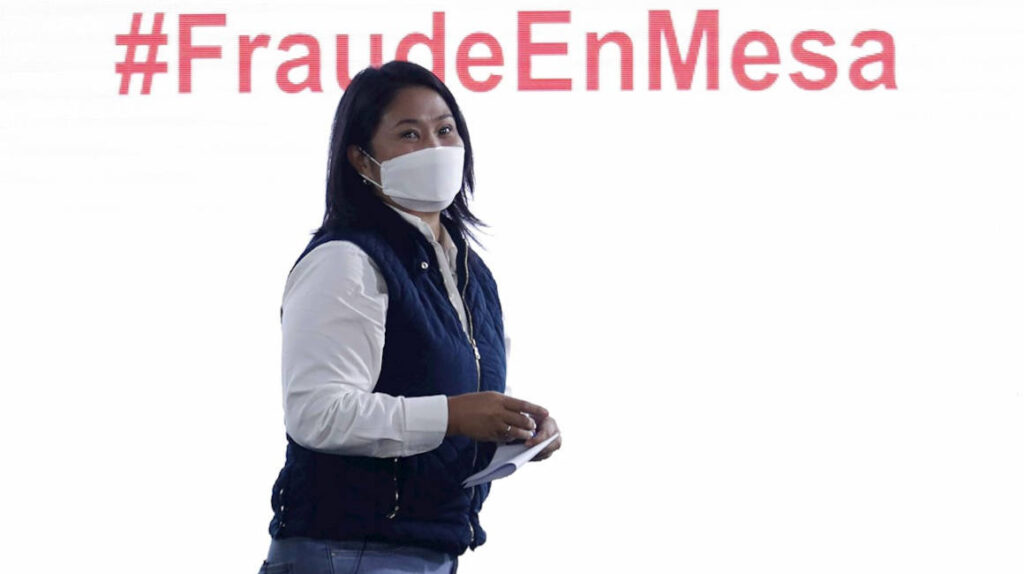 Keiko Fujimori denuncia “fraude sistemático” en los comicios peruanos